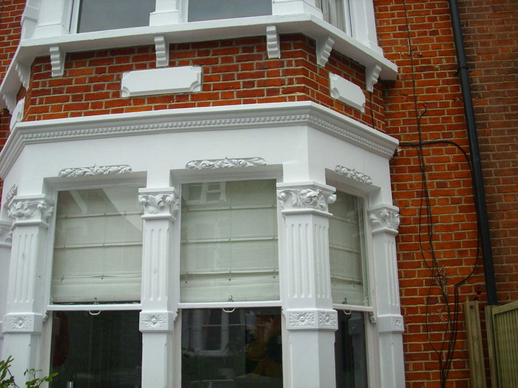 Front bay windows and masonry painting, Wimbledon